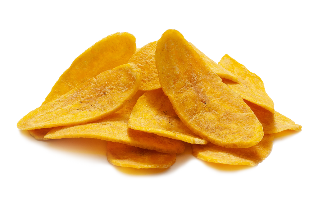 Plantain Chips with 40% Less Fat than Regular Potato Chips